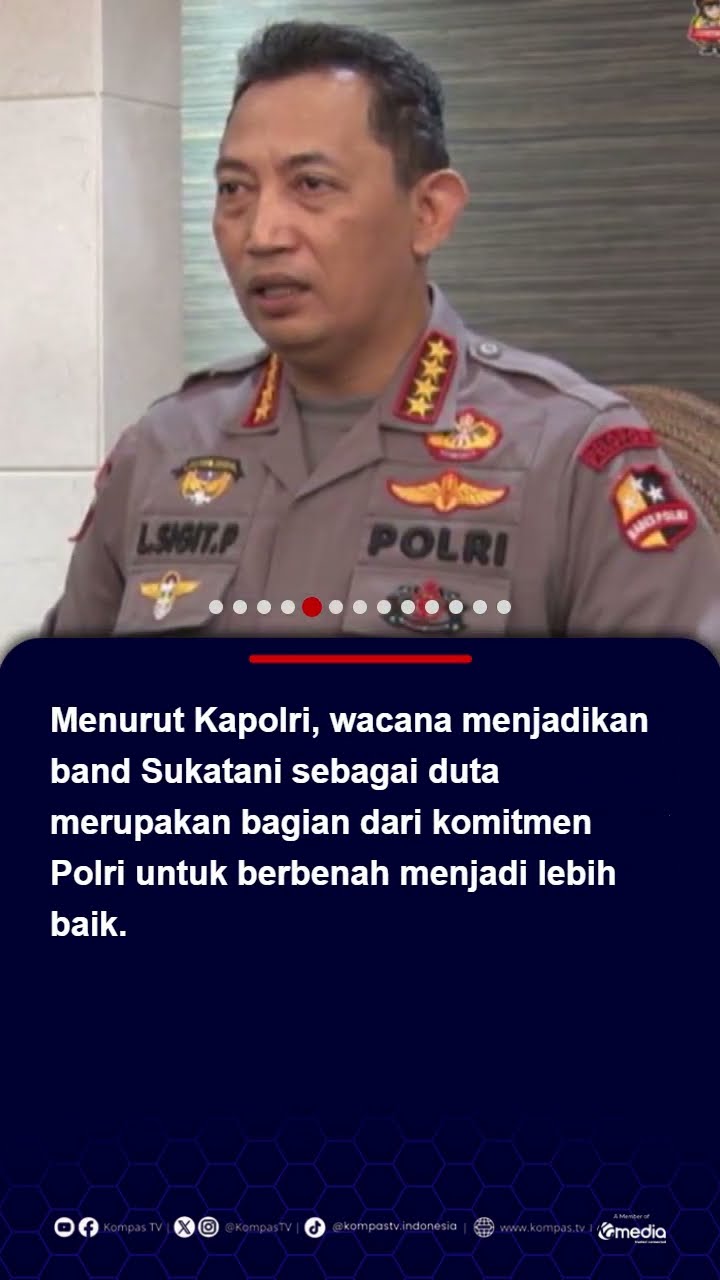 Kapolri Jenderal Listyo Sigit Ajak Band Sukatani Jadi Duta Polri #polisi #polri #kapolri