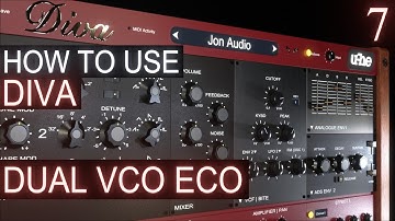 Dual VCO ECO PART 7 | u-he DIVA Tutorial