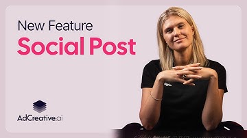 Introducing the brand new Social post feature | Create high quality creatives in less then 1minute