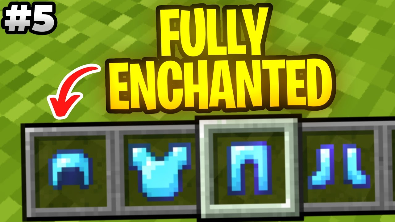 I Made Fully Enchanted Diamond Armor In Minecraft Survival Part 5 - YouTube