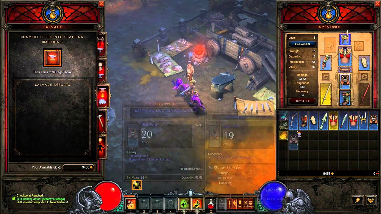 how-to-salvage-items-diablo-3-youtube