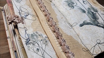 Altered book journal double pocket part 7