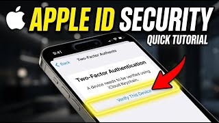 How to verify Apple ID device security with iCloud Keychain - Quick Tutorial