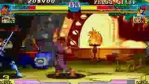 MVC Ryu+Strider(me) vs Chunli+Wolverine