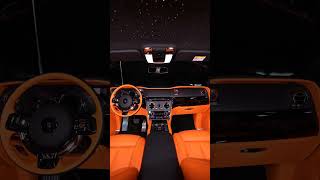 Exquisite Rolls Royce Cullinan Onyx Concept In Diamond Black With Stunning Orange Interior