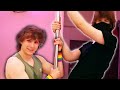 Slimecicle and ranboo learn how to pole dance