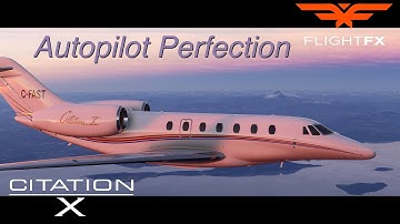 Citation X (C-FAST) Autopilot Flight Tutorial | Full Flight Plan | ForeFlight Data | CYVR - KSEA 4K