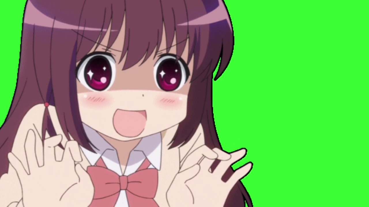 GREEN SCREEN EFFECTS Anime Girl Face YouTube