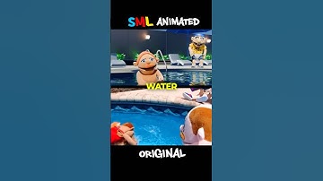 SML Movie VS Animation! | JEFFY IS TERRIFIED! 😂