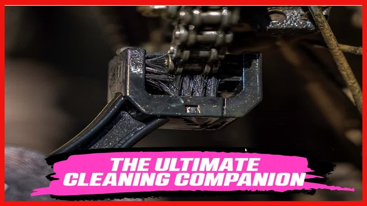 Muc-Off Motorcycle Chain Brush For Deep Cleaning Chains And Sprockets With Ease