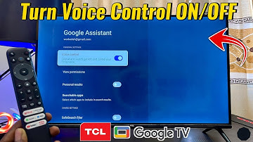 TCL Google TV: How to Turn On or Off Voice Control Google Assistant! 
