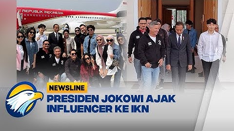 Presiden Bertolak ke IKN dengan Sejumlah Influencer