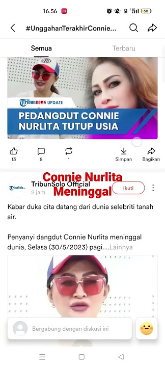 Connie Nurlita Meninggal