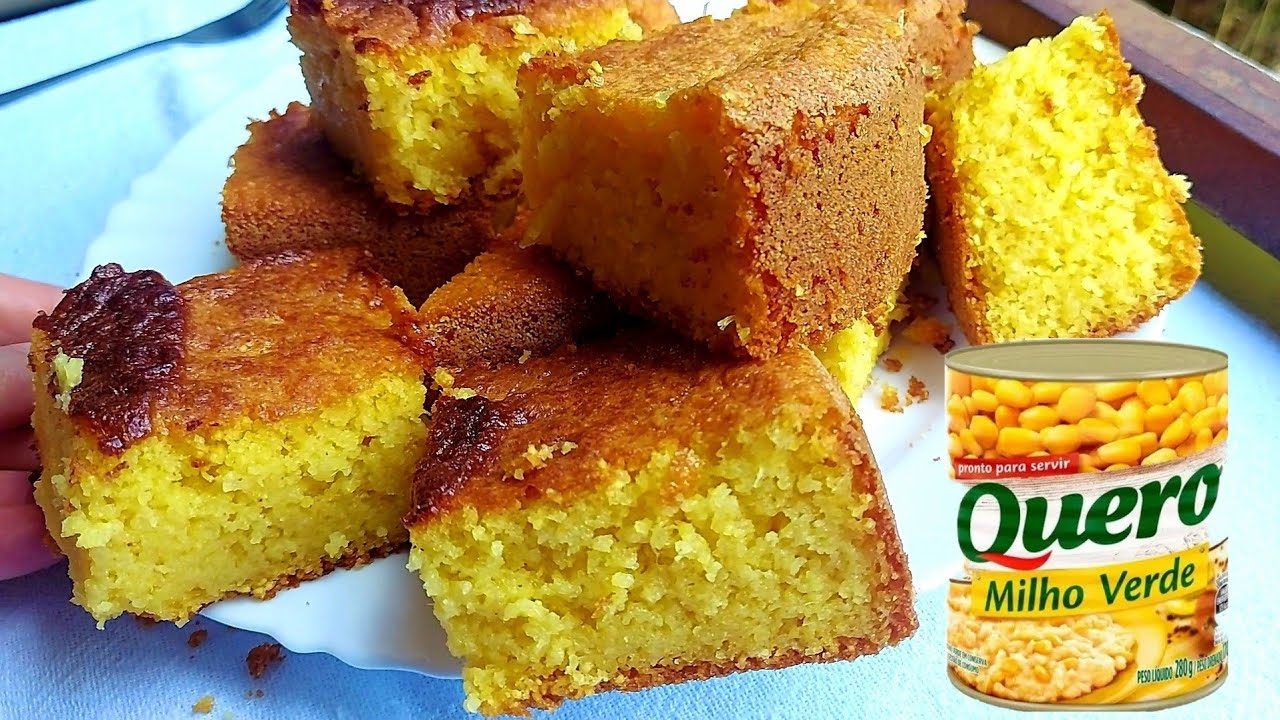 Receita de bolo de milho de latinha com curau de festa junina para fazer em  casa facilmente; sem farinha de trigo e super fofo – Metro World News Brasil