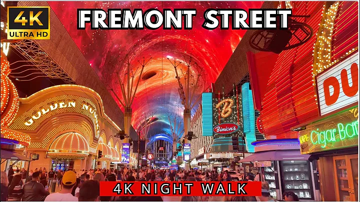 Epic Fremont Street Experience Night Walking Tour | October 2025 | Las Vegas, Nevada [4K HDR]