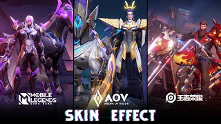 Leomord vs Volkath vs Guan Yu : Skins Effect - MLBB, AOV, HOK