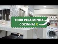 TOUR PELA COZINHA DETALHADO🌷Tour Completo Pela Cozinha atualizando| tuor pelo armários completo 🌸👏🏻