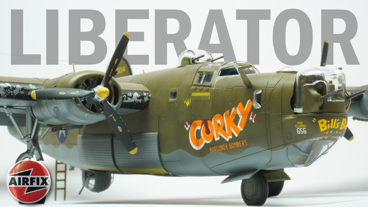 レトロミリタリープラモデルまとめ売り　当時モノ　AIRFIX 等 Consolidated B-24 H Liberator - New Tooling in 2024 Airfix 09010