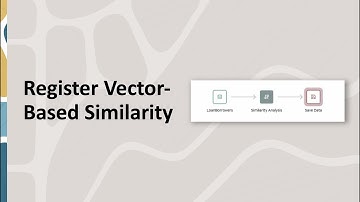 Register Vector Models and Run Similarity Analysis in Oracle Analytics