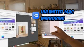 Mirror Unlimited Windows on Vision Pro! Testing Universal Desktop App screenshot 2