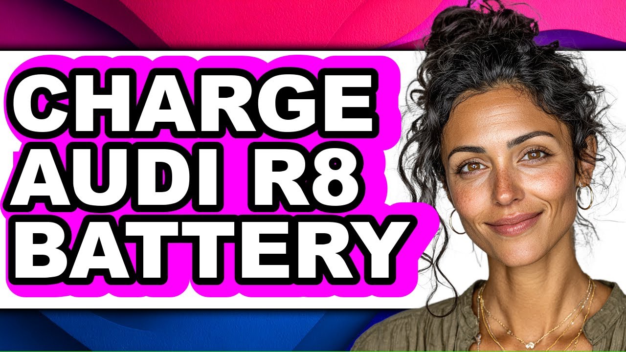 How To Charge Audi R8 Battery - Full Guide - YouTube