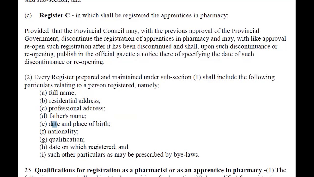 Mandatory Documents required and General Procedure of Registration as