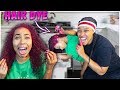 Dyed Her Hair *PINK* Prank! (She CRIED) VLOGMAS