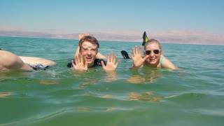 Floating In the Dead Sea