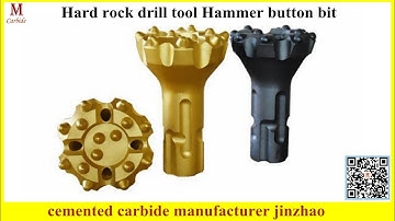 hard rock drilling tool hammer button bit