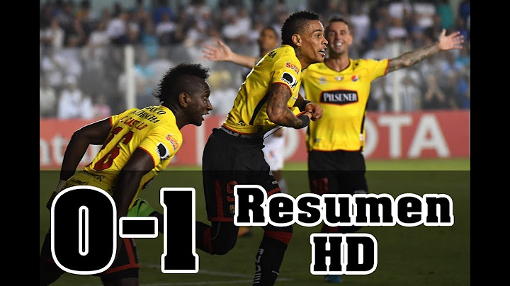 Santos vs Barcelona SC 0-1 (Resumen Completo y Goles Copa Libertadores 2017 )