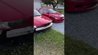 Red cars are the best #evo #evo9 #jdm #e46 #bmw