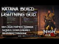 Nioh 2 - Katana Build - Lightning God