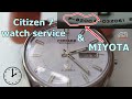 CITIZEN 7 restoration with watch movement Miyota 8200 | service PART 2