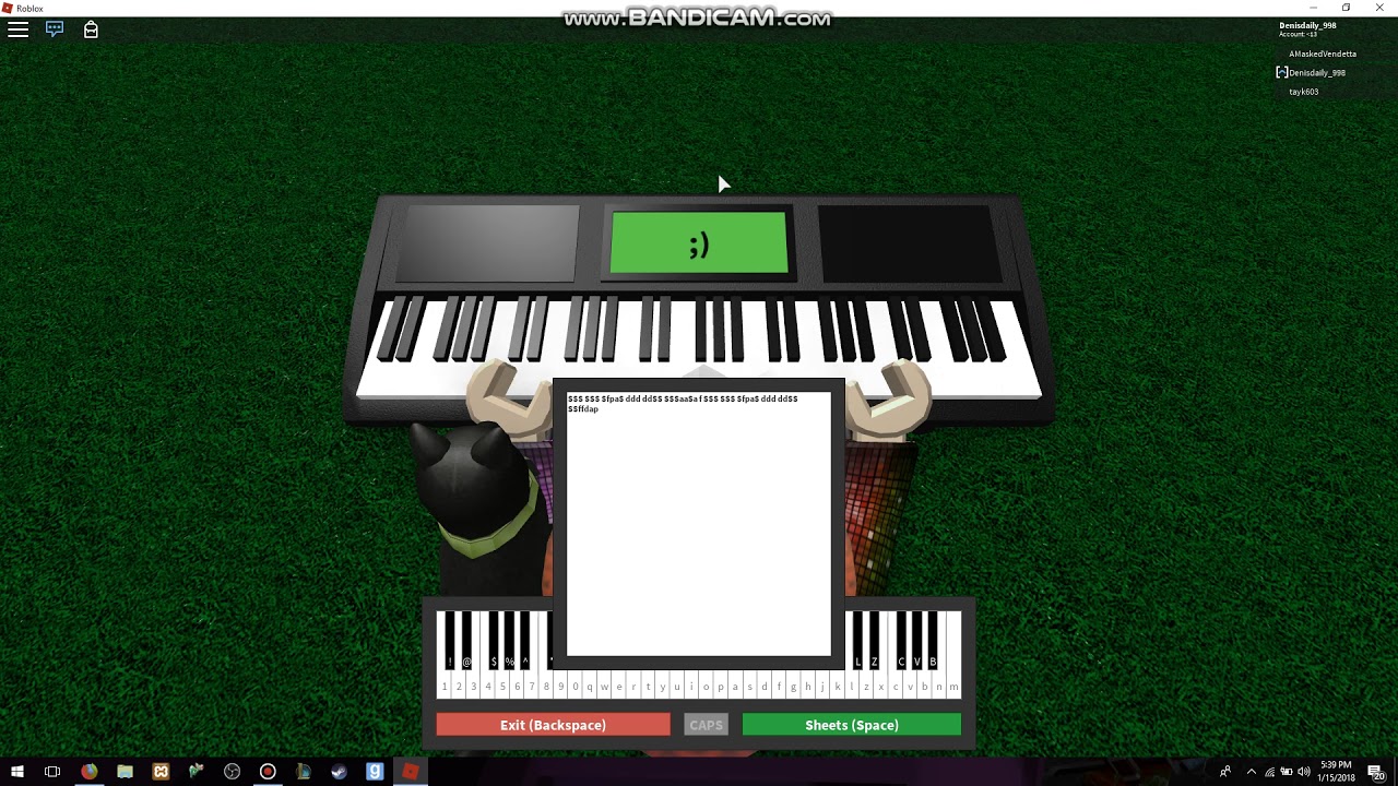 Fur Elise Roblox Piano Virtual Piano Notes In Desc By Ayden Szymczak - jingle bells piano notes roblox