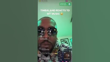 Thumbnail of Timbaland reacts to my music 🥹 #timbaland #newmusic #livereaction #chrystel