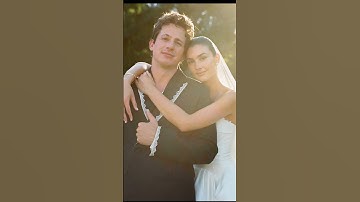 Charlie Puth Marries lover Brooke Sansone ❤️❤️ #charlieputh  #shorts  #couplegoals