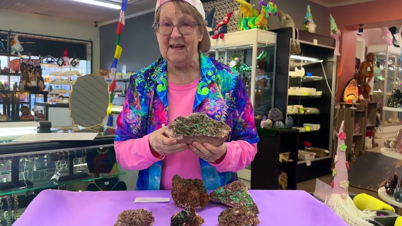 Rosasite in Dolomite