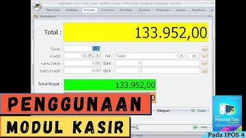 14 Menggunakan  Modul Kasir pada IPOS 4 - PROGRAM IPOS