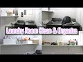 Laundry Room Clean & Organize