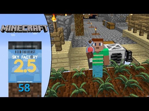 Minecraft: Sky Factory 2.5 EP58 - Fruit Punch And Harvester - YouTube