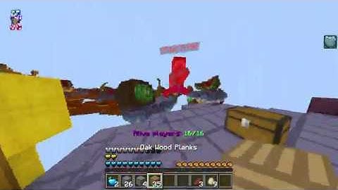 Minecraft Cuebcraft bedrock skywars duos Hacker