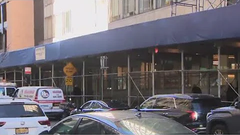 Brooklyn sidewalk shed saves life