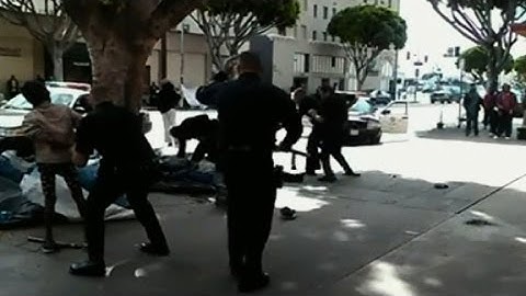 Startling video captures LAPD shooting