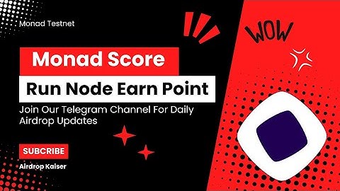 Earn Free Crypto with Monad Score | New Depin Mining Project On Monad Testnet | Run Node Earn Points