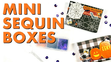 MINI SEQUIN BOXES // Real-time Process for Mini Custom Shaker Mix Boxes