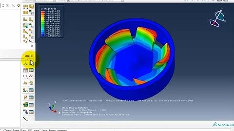 ABAQUS tutorial : Co-simulation for FSI(Fluid-Structure Interaction) Problem of Impeller