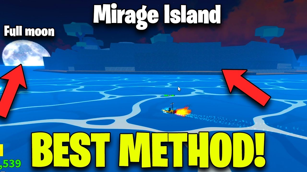 How to Find Mirage Island & Full Moon EVERY TIME! Blox Fruits 