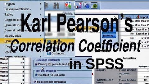 Calculate Correlation Coefficient in SPSS