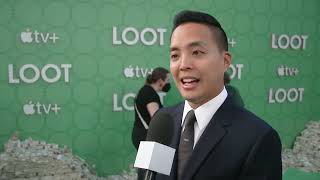 Alan Yang Interview Loot Premiere Red Carpet
