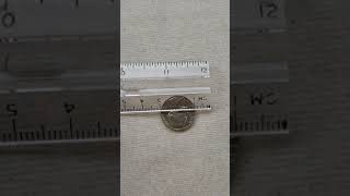 Volume with a metric Ruler example 1